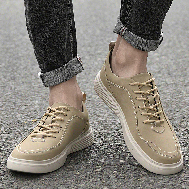 Men's Trendy Low-Top Casual Skate Shoes